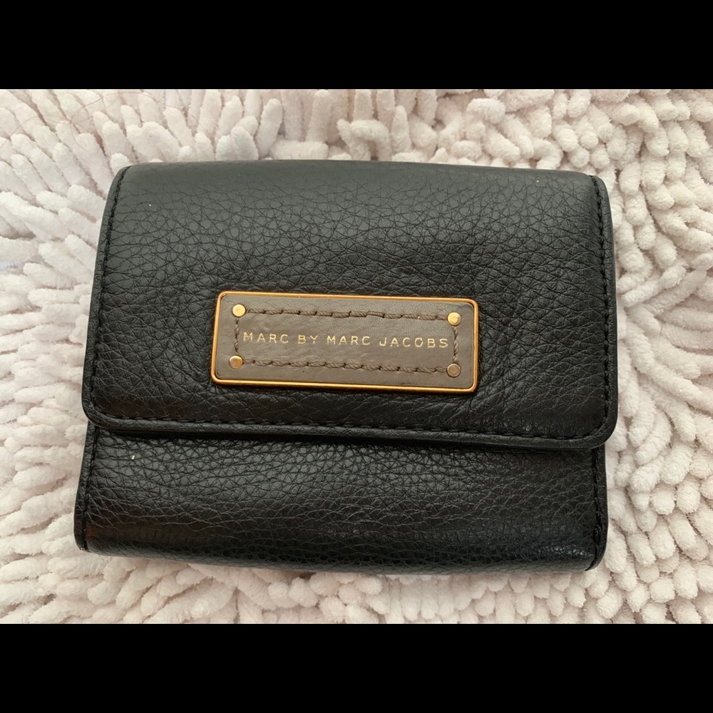 Marc By Marc Jacobs Black Leather Wallet
